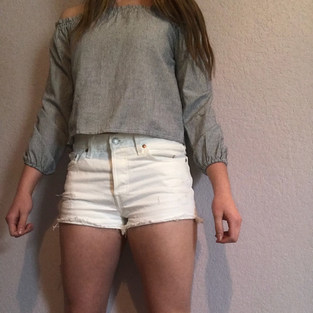 Brandy Melville off the shoulder top.